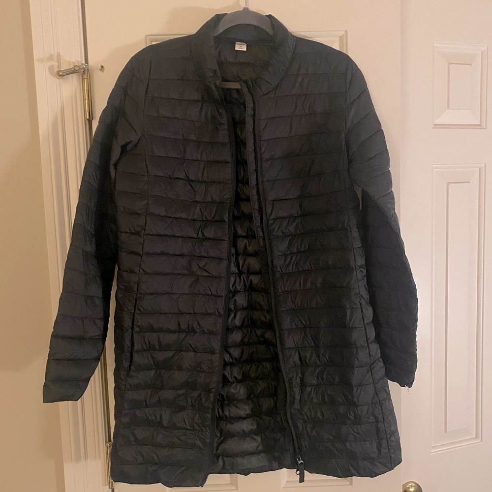 Old Navy Black Lightweight Puffer Jacket